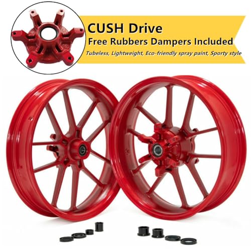 TOFR 17\" Front Rear Wheels Rims for Honda CRF250R 2004-2013 CRF450R 2002-2012 CR 125 250 2002-2007 - Thumbnail 3