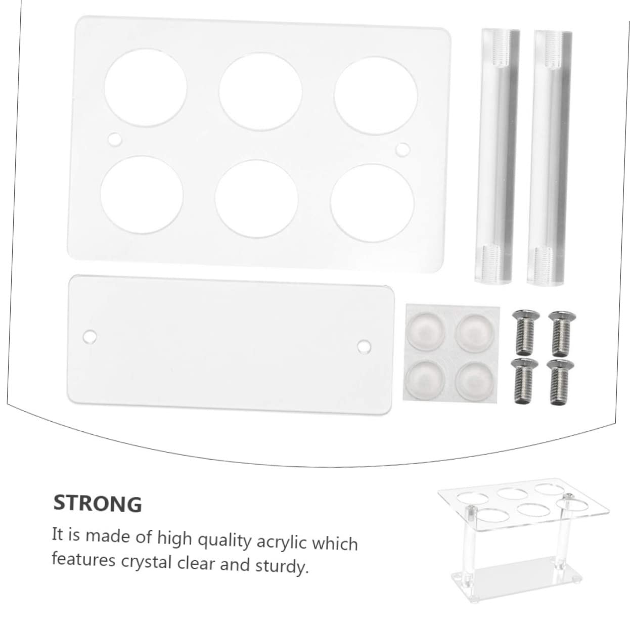 STOBAZA DIY Acrylic Ice Cream Cone Stand Dessert Display Holder for Weddings Parties and Events Portable Storage Rack for Cones and Sweet Treats