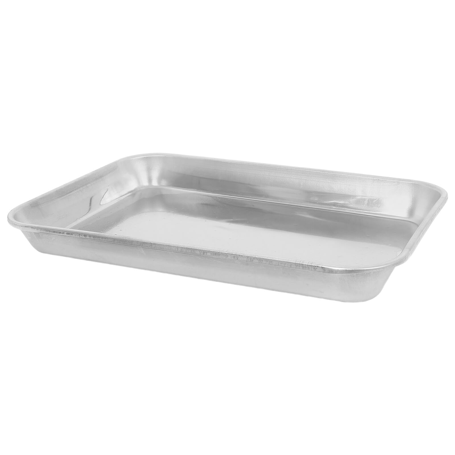 PRETYZOOM 4 Piezas Bandeja Inoxidable para Laboratorio con Plano Resistente al Calor sin Tapa para Almacenamiento de Instrumentos Médicos y Experimentos Científicos