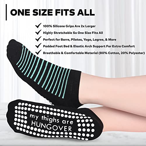 Image of Life By Lexie Sticky Grip Socks for Barre, Pilates, Lagree, Yoga, Dance Non Slip Women's Socks