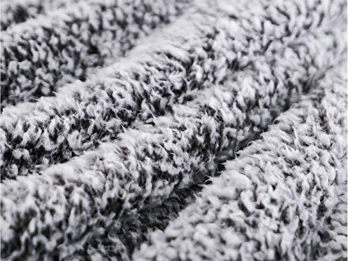 Image of EMME Fuzzy Blanket Soft Fleece Throw Blankets for Women, Fluffy Sherpa Throws(Plush Grey,Baby)