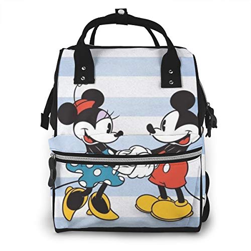 Qiqiu Bebe Sac A Dos De Voyage Sac Momie Multifonctionnel Grande Capacite Femme Enceinte Traveling Mickey Langer Pour Bebe Sacs A Dos A Langer Bebe Puericulture