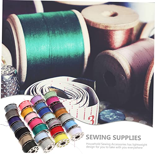 Set de 60 hilos para coser colores variados para máquina y mano miniatura 5