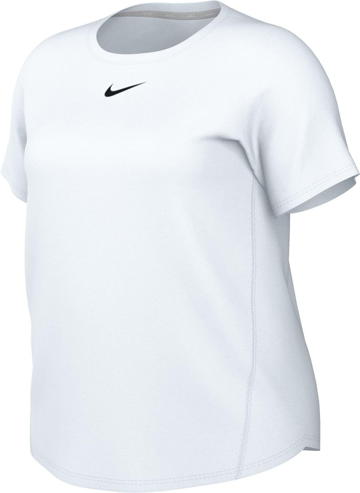 One Classic Women's Dri-FIT Short-Sleeve Top (Plus Size) (White/Black)