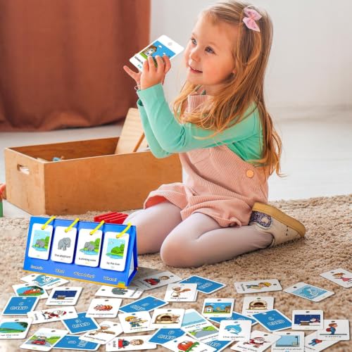 Phonetic Flash Cards - 80 Count, Interactive Laminated Face Pictures Text, Educational Vocabulary Sentence Toy | Children English Learning Flashcard Set, Preschool Classroom, Home Parent Child Play - Image 3