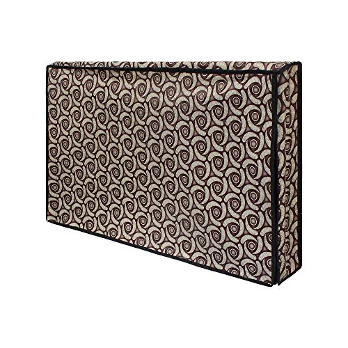 Image of DREAM CARE Double Use - Transparent & Printed Flap - 24 Inches LED TV Cover, Waterproof, Compatible for All Brands (LG, Samsung, Vu, Mi, Realme, TCL, Croma), SA58