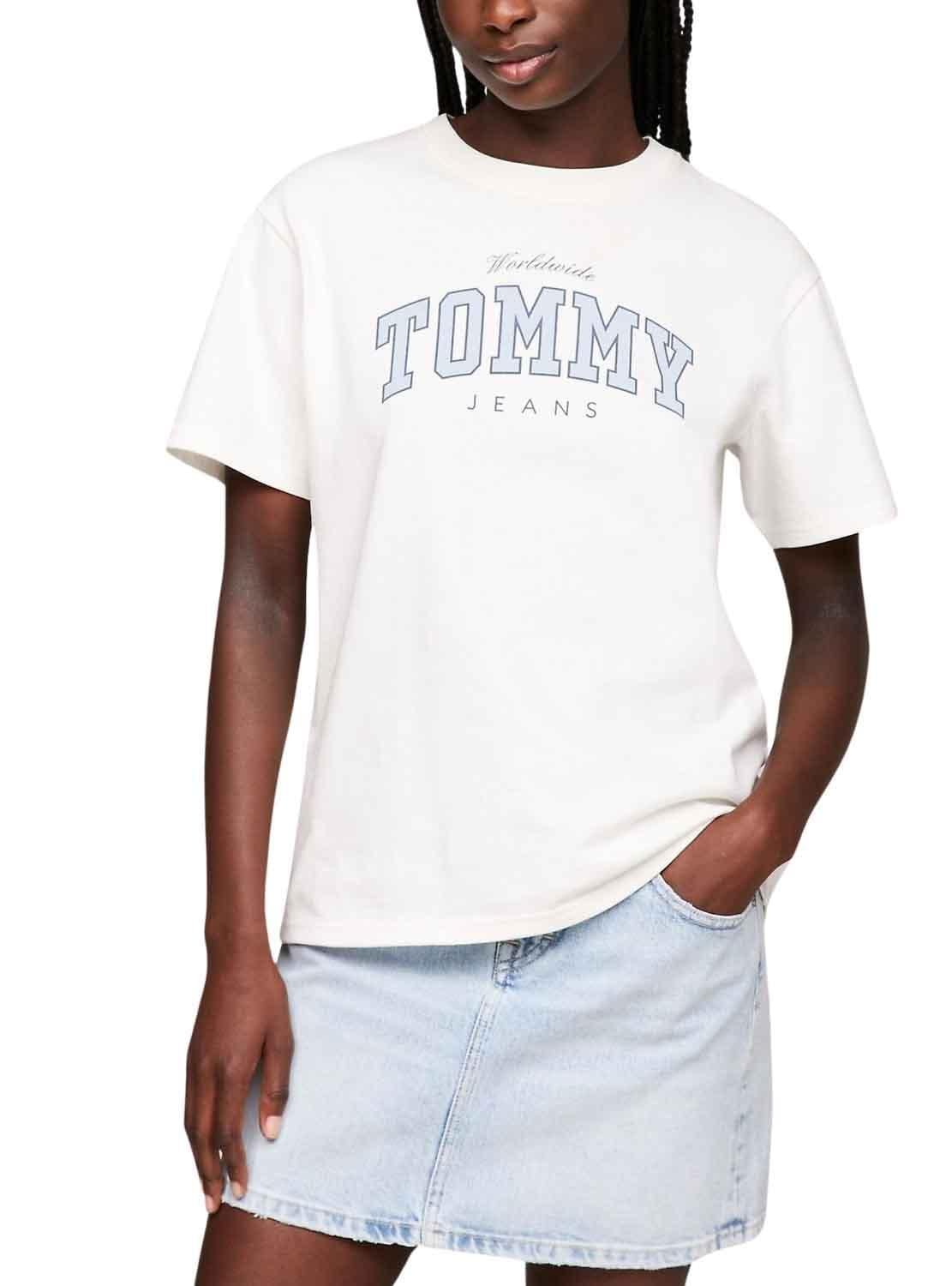 Tommy JeansWomens Rlx Varsity Lux S/S T-Shirts