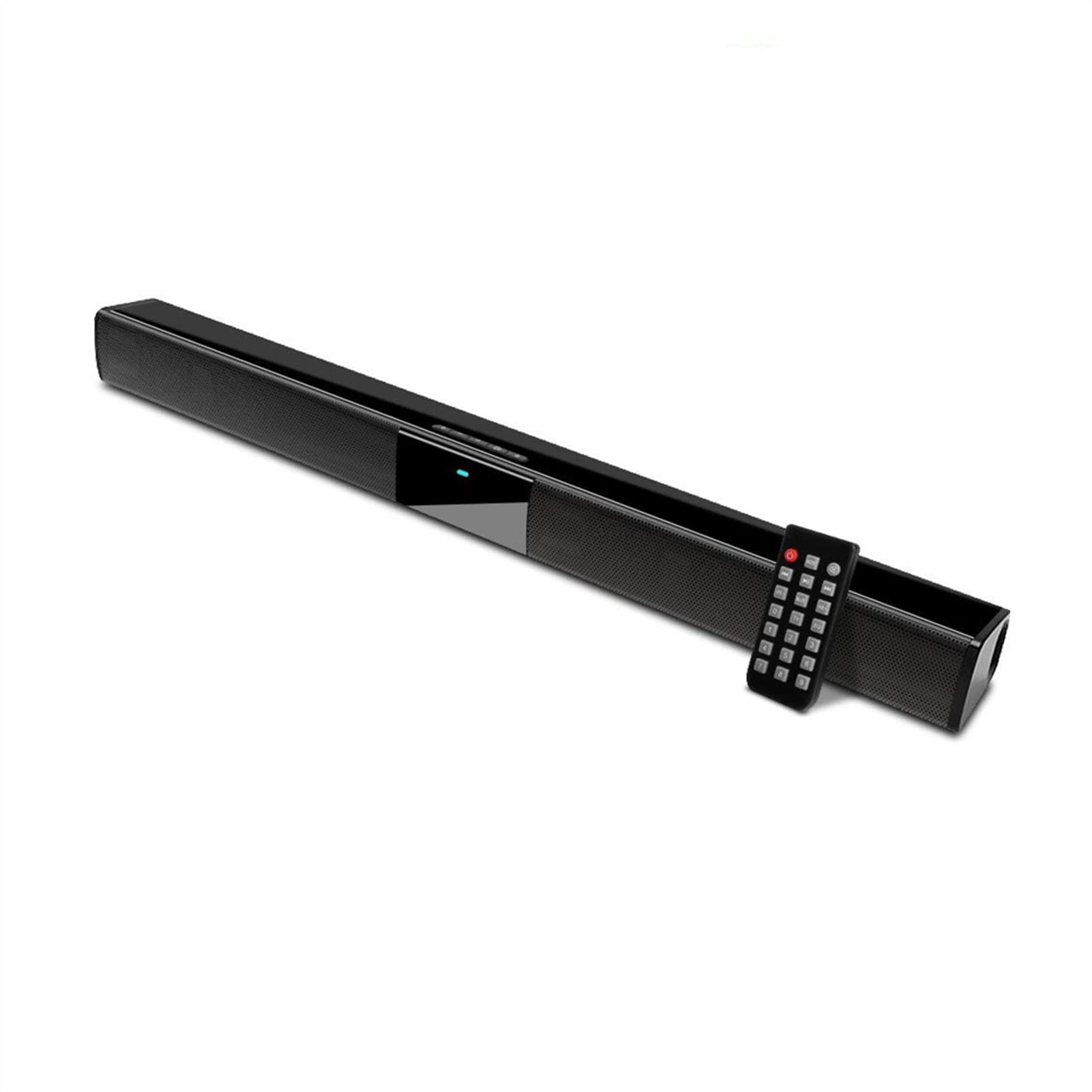 Barre de Son Soundbar, Haut-Parleur de 22 Pouces for la télé Barre de Son 2.0 canaux câblés et sans Fil Bluetooth avec subwoofers intégré Haut Parleur