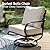 PHI VILLA 8 PCS Patio Furniture Set with Fire Pit Table,Metal Outdoor Furniture with 3-Seat Bench Sofa, Swivel Sofa Chairs, Leg Chair & Ottoman, Modern Patio Set, Beige