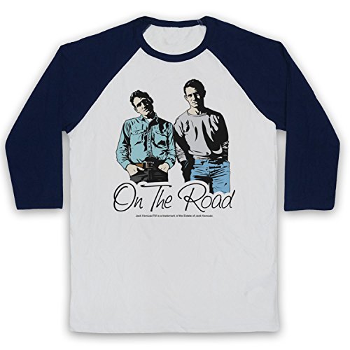 T-shirt Jack Kerouac On the Road baseball retro pour look litteraire et vintage