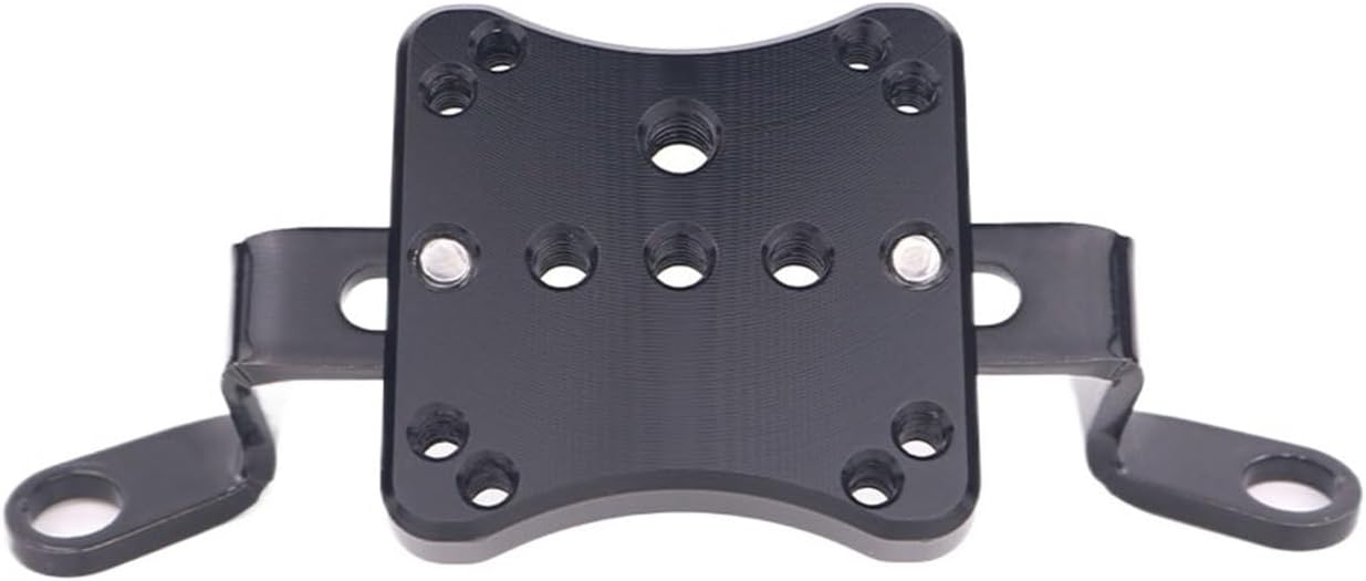 Phone Mount Bracket Compatible with Royal Enfield Himalayan Scram 411 Super Meteor 650 Hunter 350 Compatible with Buell XB12S Lightning GPS Navigation Frame(Black Type 1)