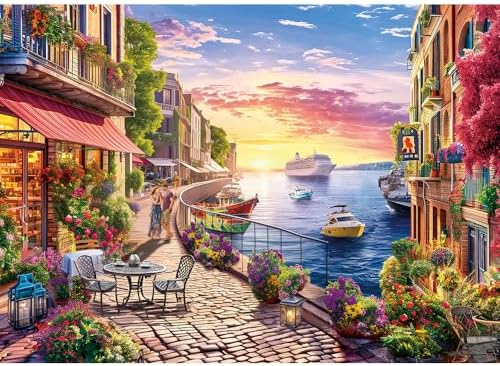 HUADADA Puzzle 1000 Teile-Puzzle 1000 Teile Erwachsene-Faszinierend Landschaft-Klassische Puzzlespiele für Die Ganze Familie,Geschenke für Frauen,Geschenke für Männer