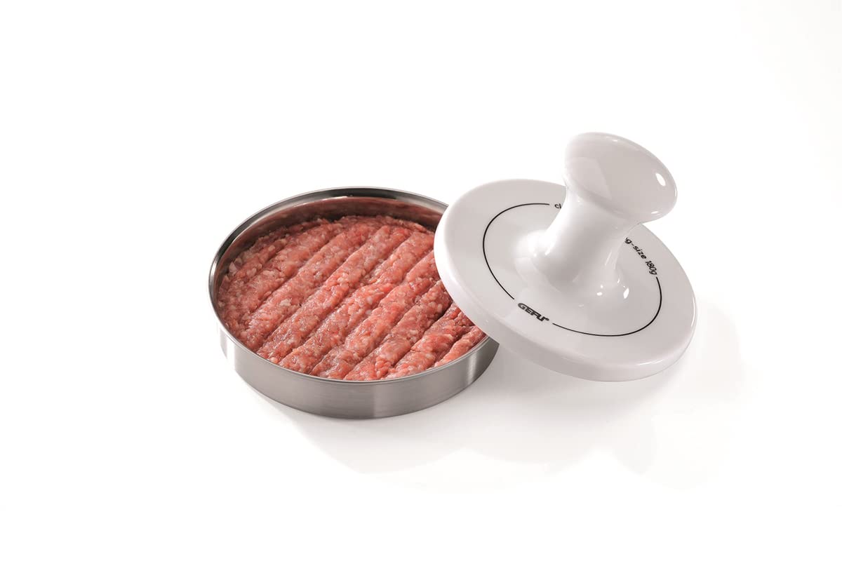 Gefu SPARK Hamburger Press - Stainless Steel - 12 cm