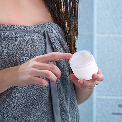 36 Pack 4 OZ Plastic Jars Round Clear Cosmetic Container Jars with White Lids, Eternal Moment Plastic Slime Jars for Lotion, Cream, Ointments, Makeup, Eye shadow, Samples, Potravel Storage by Eternal Moment - Image 7