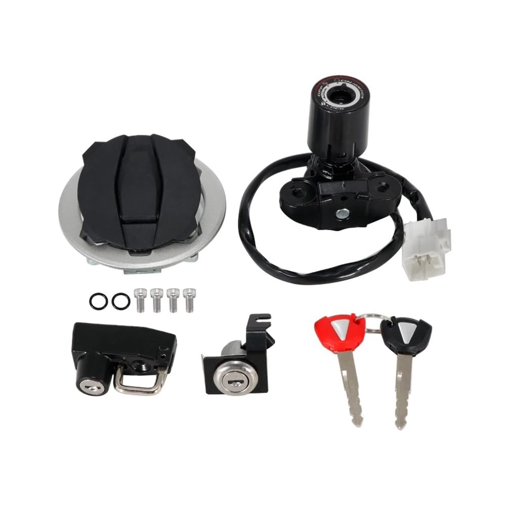 Set interruttore di blocco chiave di accensione Kit chiave moto for EX500 500 ER500 Z500 ER500 Z500 ABS SE SE ABS OEM: 27048-5276