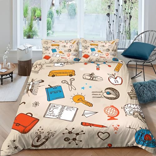 Housse de couette avec fermeture éclair microfibre pour un lit King propre et border facile - 2