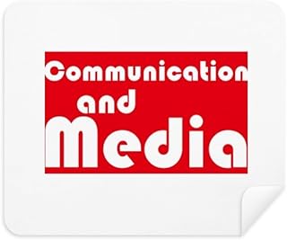 Major Communication and Media Red Cleaning Cloth Screen Cleaner 2pcs Suede Fabric