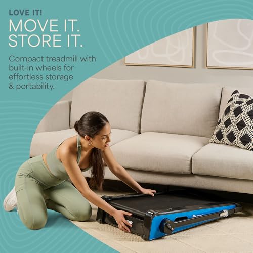 Image of Lifepro Smallest Portable 30in Small Mini Walking Pad Treadmill Installation Free, Adjustable Incline, Under Desk Work Compact Treadmills for Home /Office - Max Load 220Lbs & Speed 3MPH