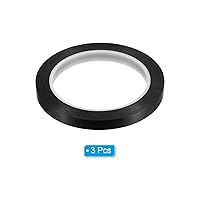 Vista 3 de PATIKIL Cinta de pizarra blanca de 1/2 pulgada, paquete de 3 cintas finas de borrado en seco de 72 yardas para marcado gráfico de arte de bricolaje