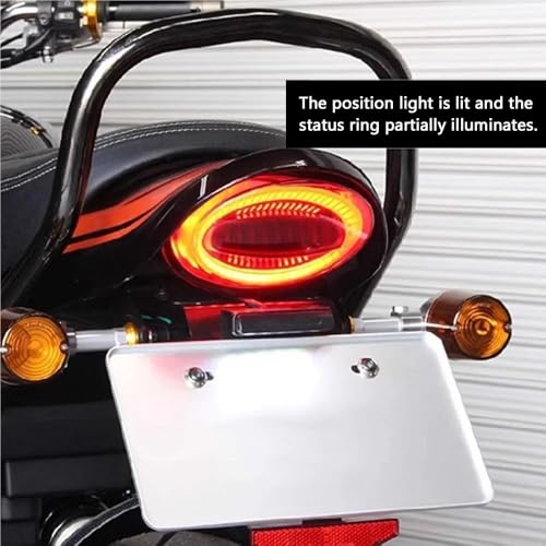 Luz de freno trasera para solucionar fallos de parada en moto Z900RS 3