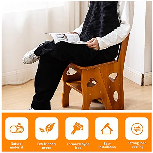 Silla de escalera plegable de taburete portátil de 4 multifuncal para el hogar jardín cocina solución de almacenamiento que ahorra espacio