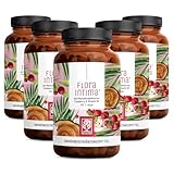 Kulturen Komplex für Frauen Intimflora * mit 100 Mrd. KbE/g - mit Milchsäurebakterien, Cranberry & Vitamin B - 7 Lactobacillus Stämme - 1 Kapsel pro Tag - 300 Tage-Vorrat - Floraintima von NATURTREU®