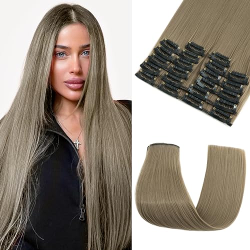 Elailite Extension Capelli Clip in Hair Extensions...