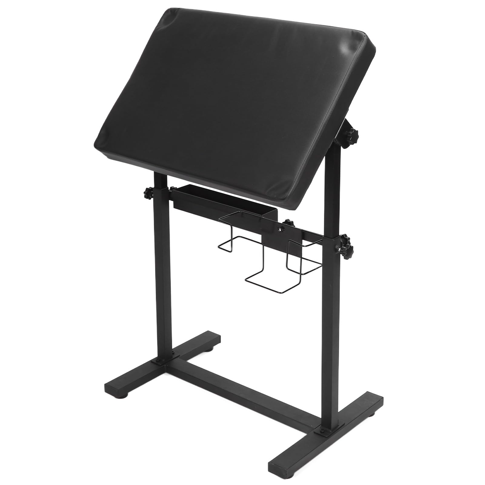 Support D'Accoudoir Tatouage Réglable – Grand Panneau 70x37 Cm – Hauteur 67-95 Cm – Coussin Confort PU – Idéal Tatoueurs Pros & Studios