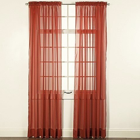 Rust Colored Sheer Curtains – Curtains & Drapes