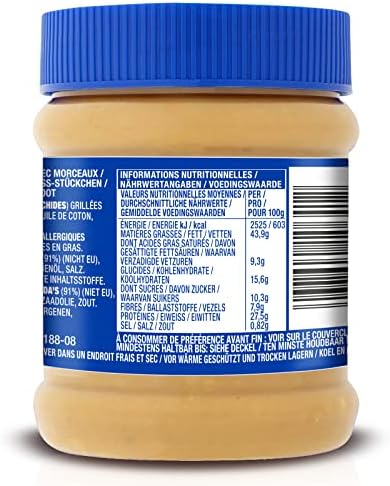 Skippy Super Crunch masło orzechowe (340 g) - opakowanie 6 sztuk