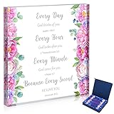 Acrylic Heart Gifts with Bible Verse Inspirational Quotes Scripture and Prayers Christian Religious