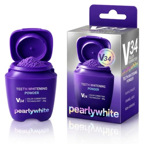 Modern Whites Pearly White V34 Purple Teeth Whitening Powder, Pack of 1