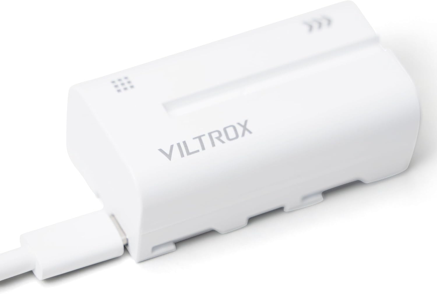 VILTROX 2 Pack 2200mAh USB-C Port Rechargeable Li-ion Battery NP-F550 for Video Conference Light VILTROX 116T 200T Ring Light