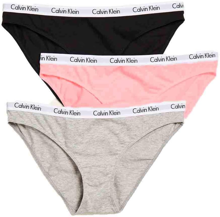 Calvin Klein Women’s Carousel Logo Cotton Bikini Panties 3 Pack