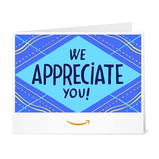 Amazon Gift Card - Print -We Appreciate You- Hex pattern