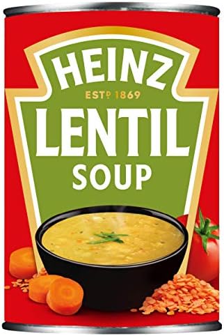 HEINZ Classic Lentil Soup, 400g, Black, (Pack of 1)