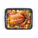 Russell Hobbs Nightfall Stone Bräter mit Rost 34 cm, antihaftbeschichtet