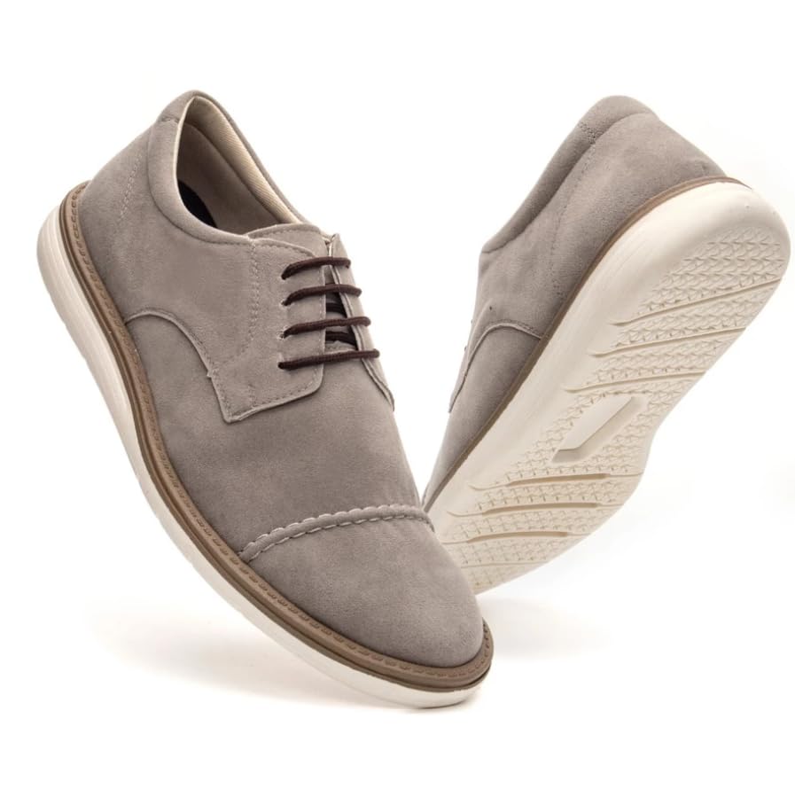 Sapato Oxford Maculino Derby Loafer Sneaker Camurça Napa Soft Premium Antiderrapante Palmilha Anatômica PU Gel Estilo Esporte Fino Confortável Casual Social em promoção! Veja a oferta e mais achadinhos de Sapatos 3 Hoje é o melhor dia para comprar Sapato Oxford Maculino Derby Loafer Sneaker Camurça Napa Soft Premium Antiderrapante Palmilha Anatômica PU Gel Estilo Esporte Fino Confortável Casual Social com aquele preço maroto! Promoção! Aproveite a oferta! 3