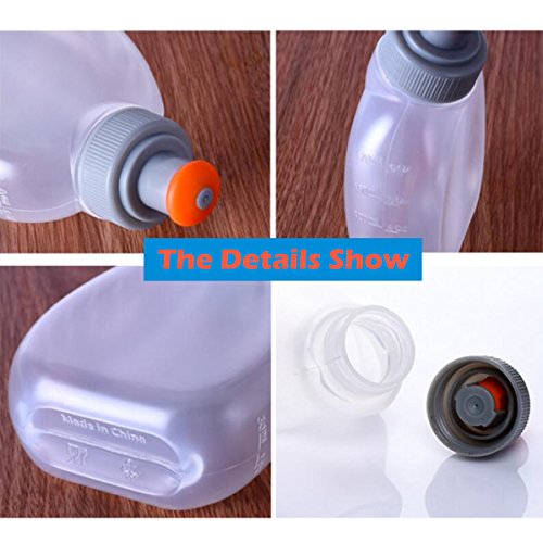 Jeelad Bpa-Free Leak-Proof Tpu Soft Running Water Bottles For Hydration Pack Vest - Ideal For Running Hiking Cycling #TOP4