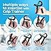 Grip Strength Trainer (Adjustable), Hand Grip Strengthener, Forearm Exerciser, Finger Strengthener Trainer (11 to 132 LB), Hand Grip Strengthener, Forearm Grip Adjustable Resistance Hand Gripper