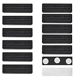 La obtendrás 12 placas de identificación magnéticas, el titular de la identificador iman tiene las características de buena dureza, antideformación, protección del medio ambiente y resistencia al desgaste. El tamaño es 45*13mm/1,77*0,5 pulgadas.