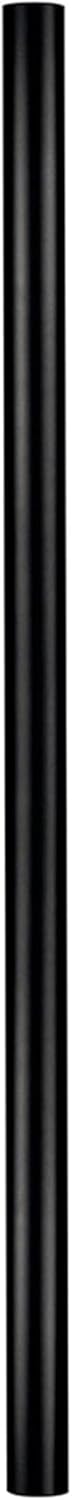Hinkley Landscape 7-Ft Direct Burial Post for Post Mount Lights, Outdoor Light Pole, 3-in Diameter, Aluminum, Textured Black Finish