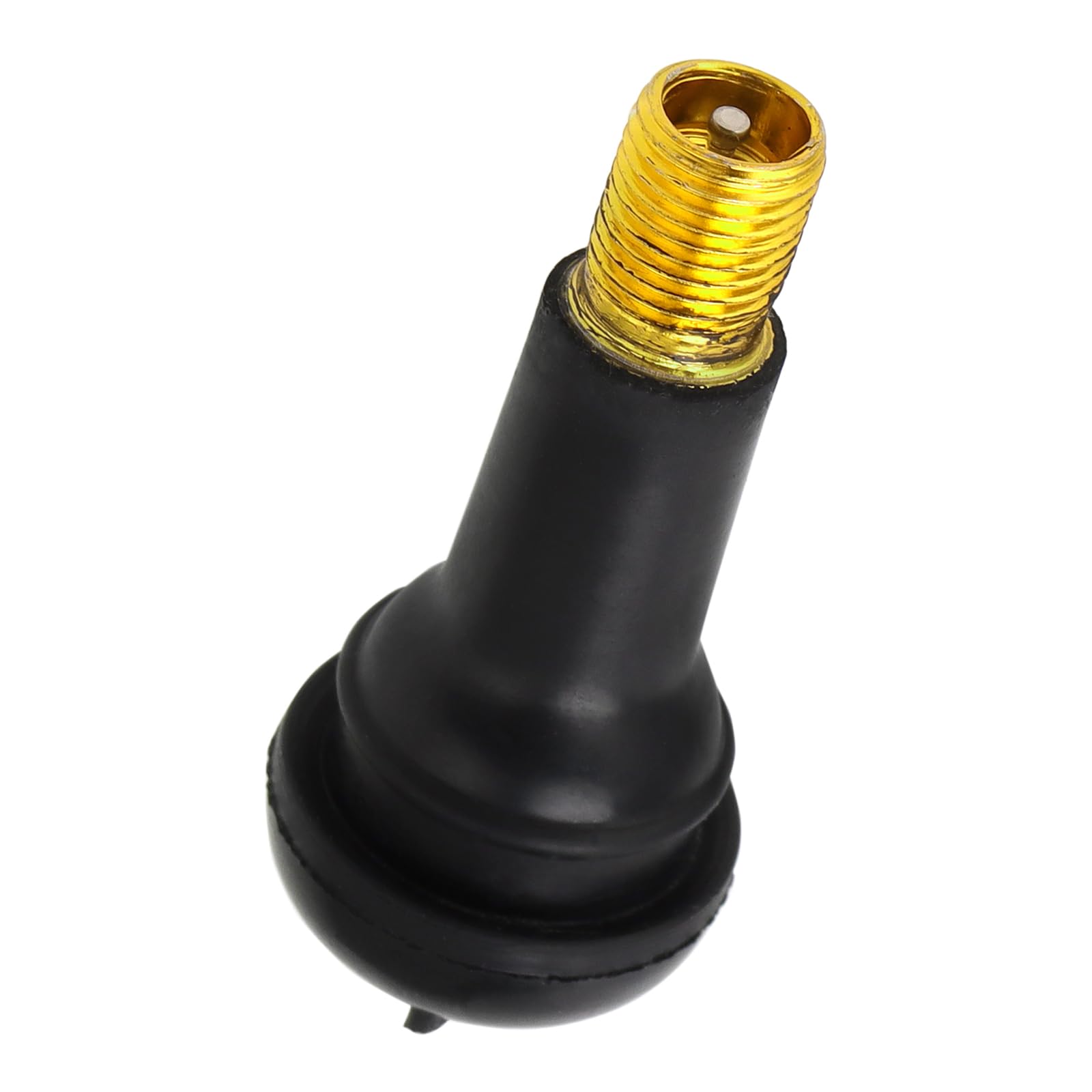 FUNSUEI Lot de 200 valves en Caoutchouc Noire TR413-20 x 45 mm, Valve Pneu Voiture, Valve tubeless, pour la Plupart des Voitures, Motos