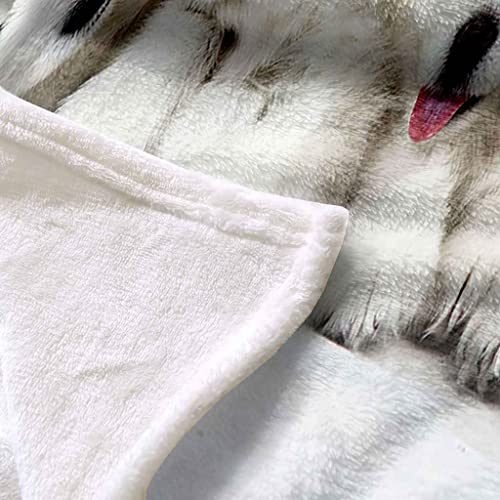 Couverture flanelle blanc pur 150x200 haut de gamme lit et sofa - 6