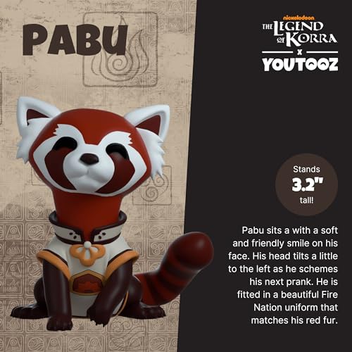 Youtooz Legend of Korra Pabu Vinyl Figure, 3.2\" Inch Collectible Pabu The Fire Ferret from Avatar Legend of Korra by Youtooz Legend of Korra Collection - Thumbnail 2