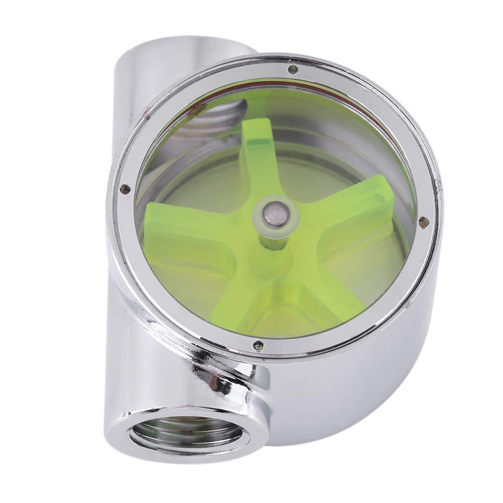 Indicatore di Flusso d'acqua G1/4",Indicatore di Flusso di Raffreddamento con Filettatura Femmina a Femmina, per PC di Raffreddamento ad Acqua