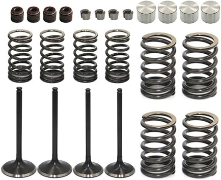 Intake Exhaust Valves Lifters Buckets Seals Springs Compatible with Suzuki DRZ400 DRZ400E DRZ400S DRZ400SM 2000-2021