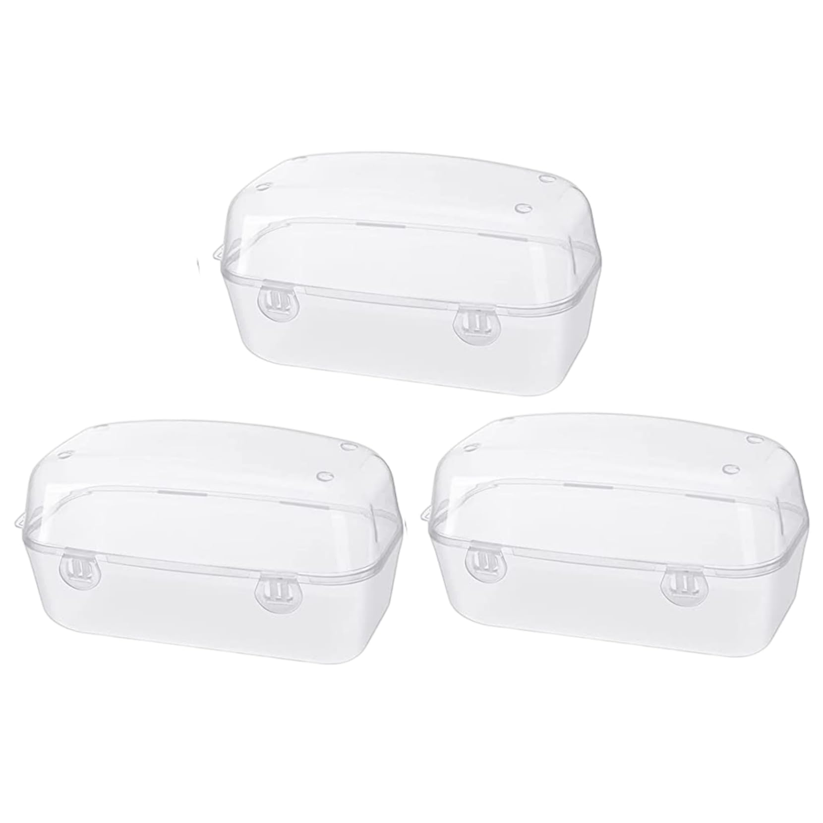 3Pcs Dive Face Mask Case Mask Box Dustproof Diving Snorkel Case Swimming Goggle Case Gift for Adult Kid