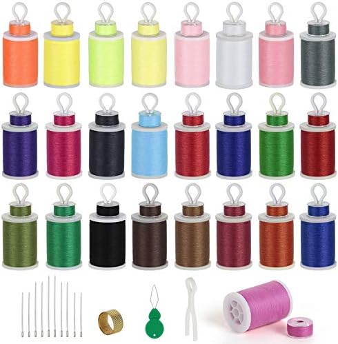 MILIJIA 60-Spool Sewing & Embroidery Threads Wooden Rack Organizer