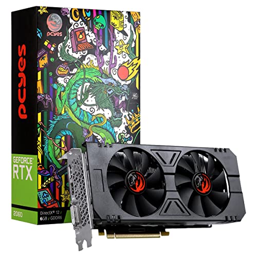 猫*様 GeForce RTX 2060 GD2060-6GERS2 PLACA DE VIDEO NVIDIA GEFORCE RTX 2060 6GB 192 BITS GDDR6